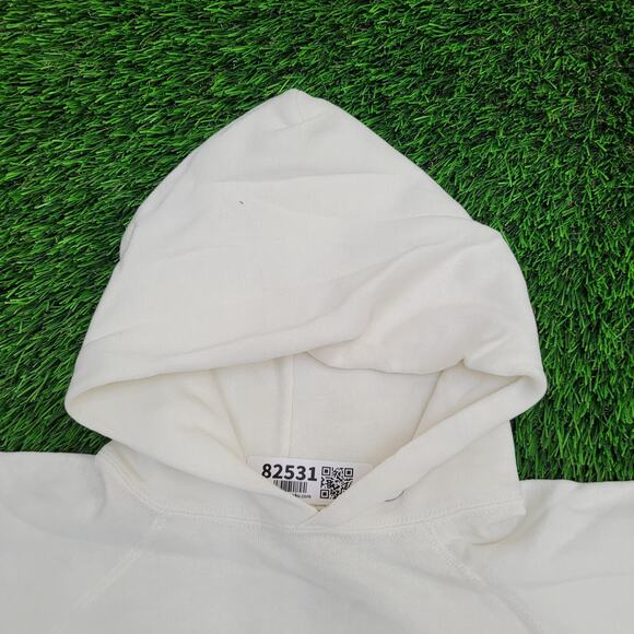 Vintage 80s Champion Hoodie Womens XL 22x24 White NCACC USA - Picture 12 of 16